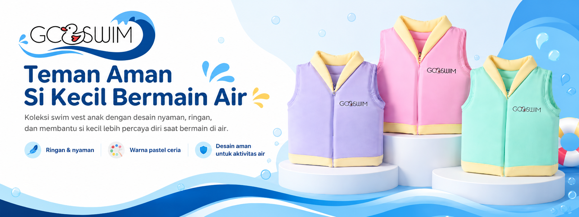 GoSwim Baju Renang Mengapung