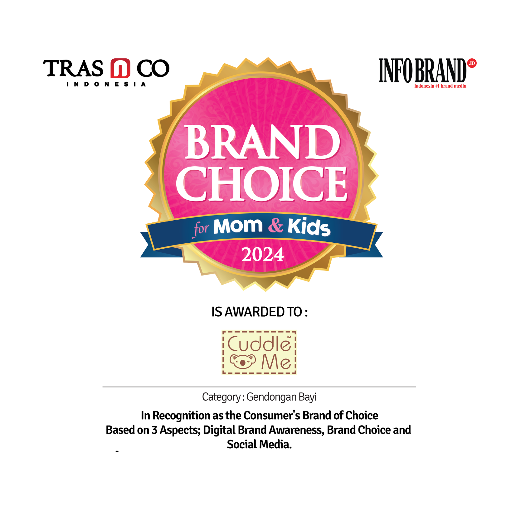 Brand Choice for Mom and Kids 2024 Logo