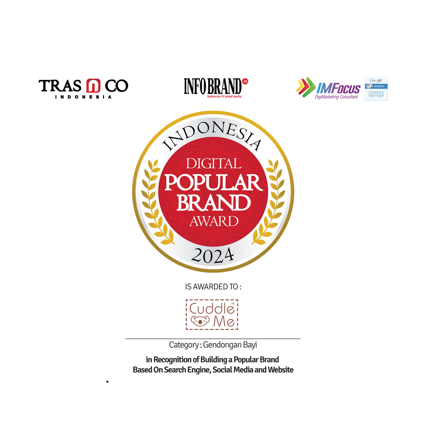 Indonesia Digital Popular Brand Award 2024 Logo