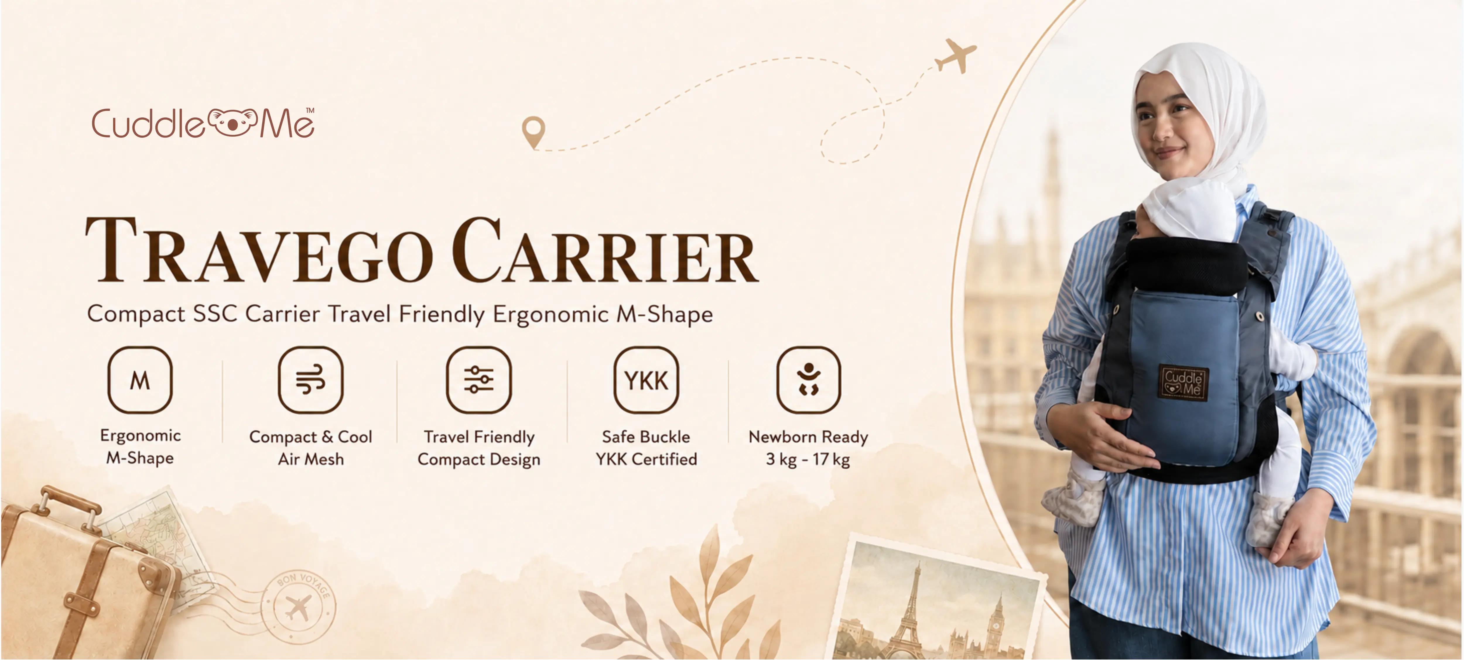CuddleMe Travego Carrier Product Cover