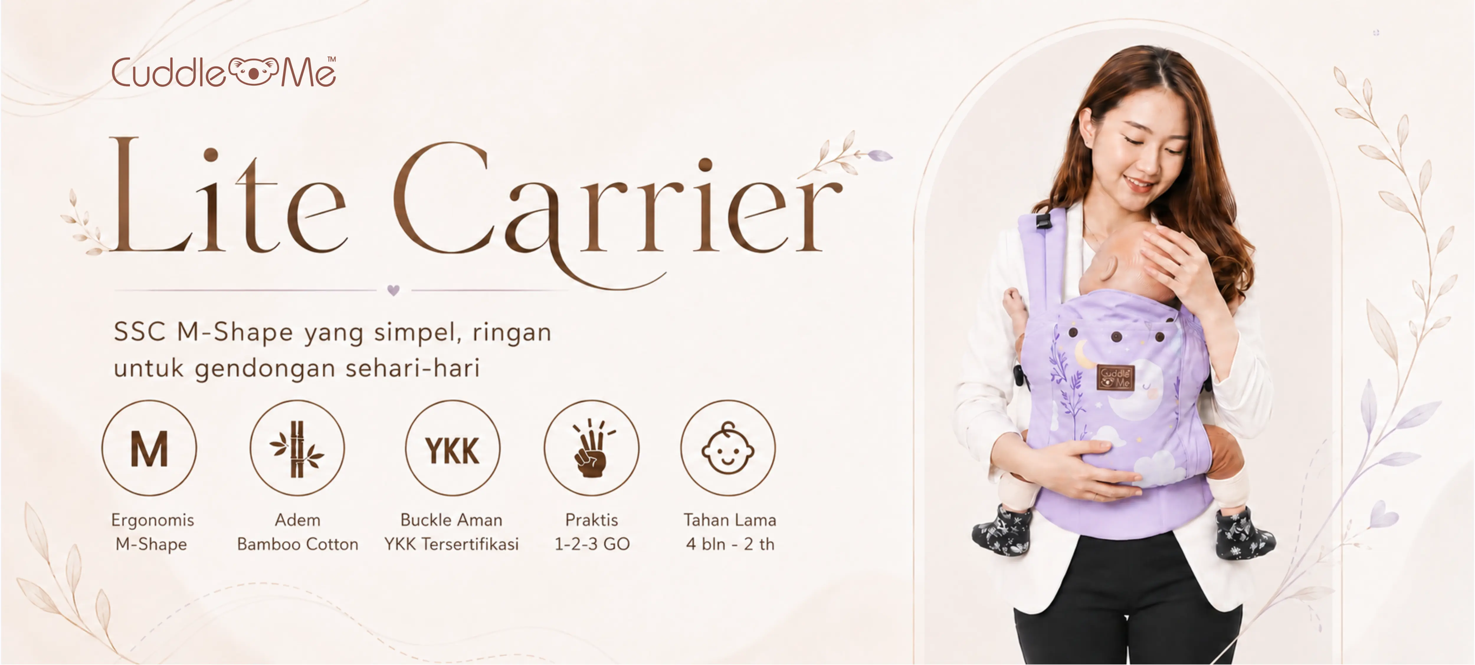 Cover Produk CuddleMe Lite Carrier