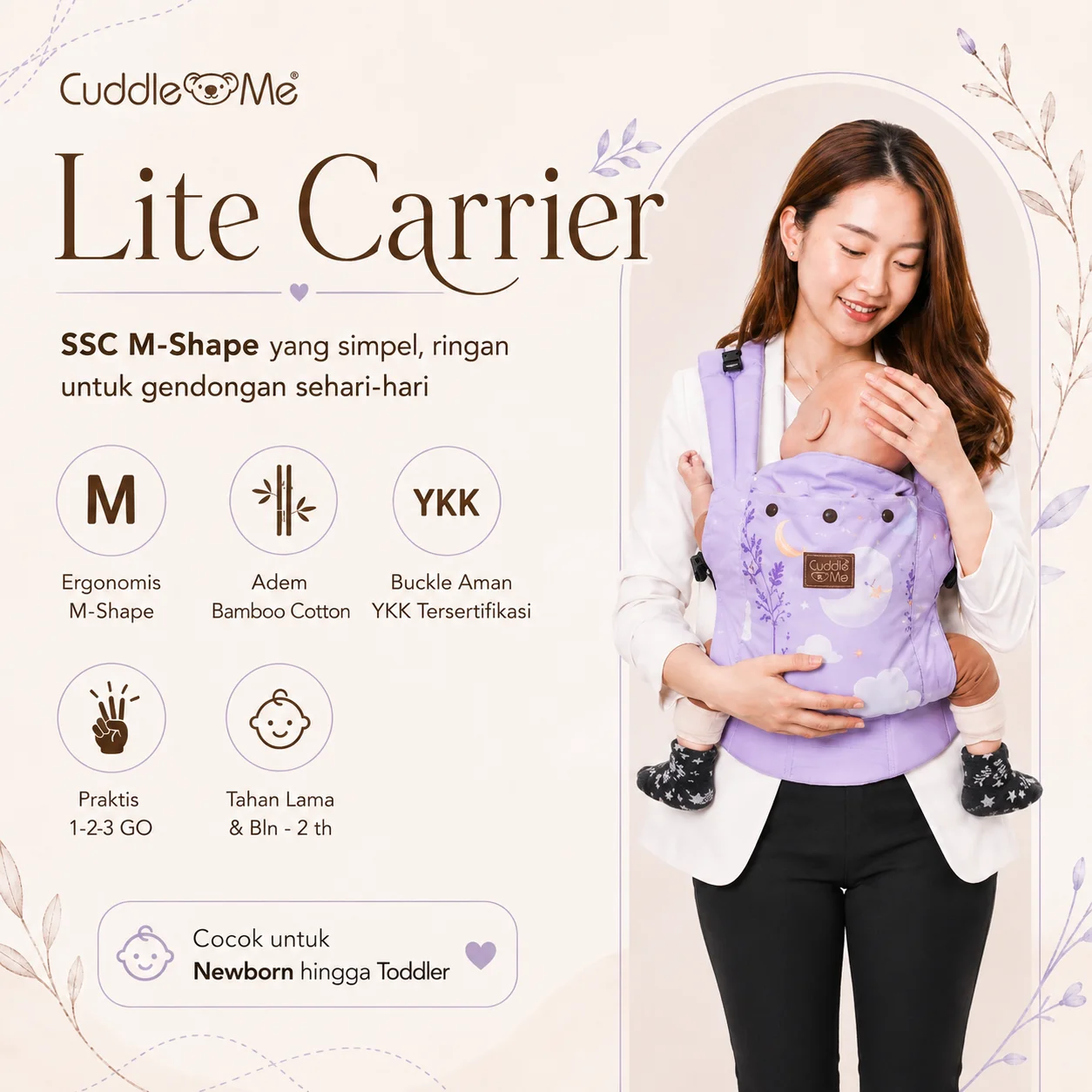 Cover Produk CuddleMe Lite Carrier