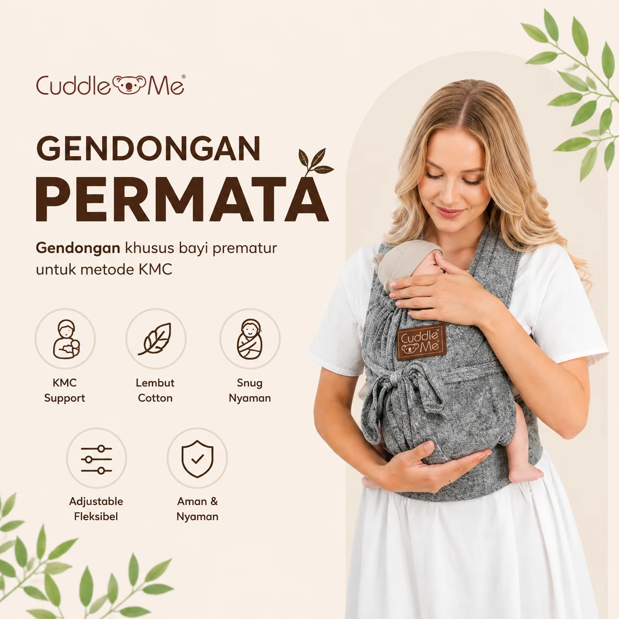 Cover Produk CuddleMe Gendongan Permata