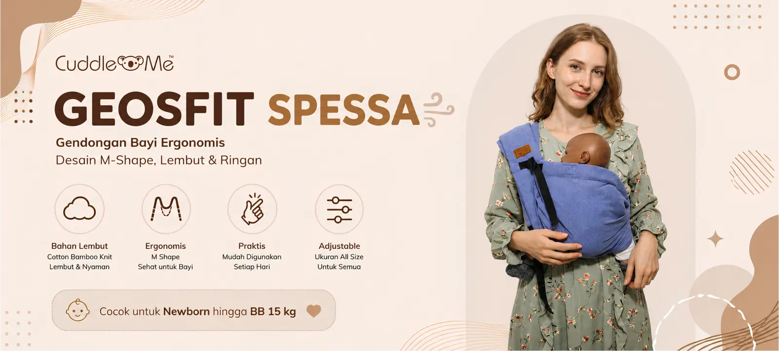 Cover Produk CuddleMe GeosFit Spessa