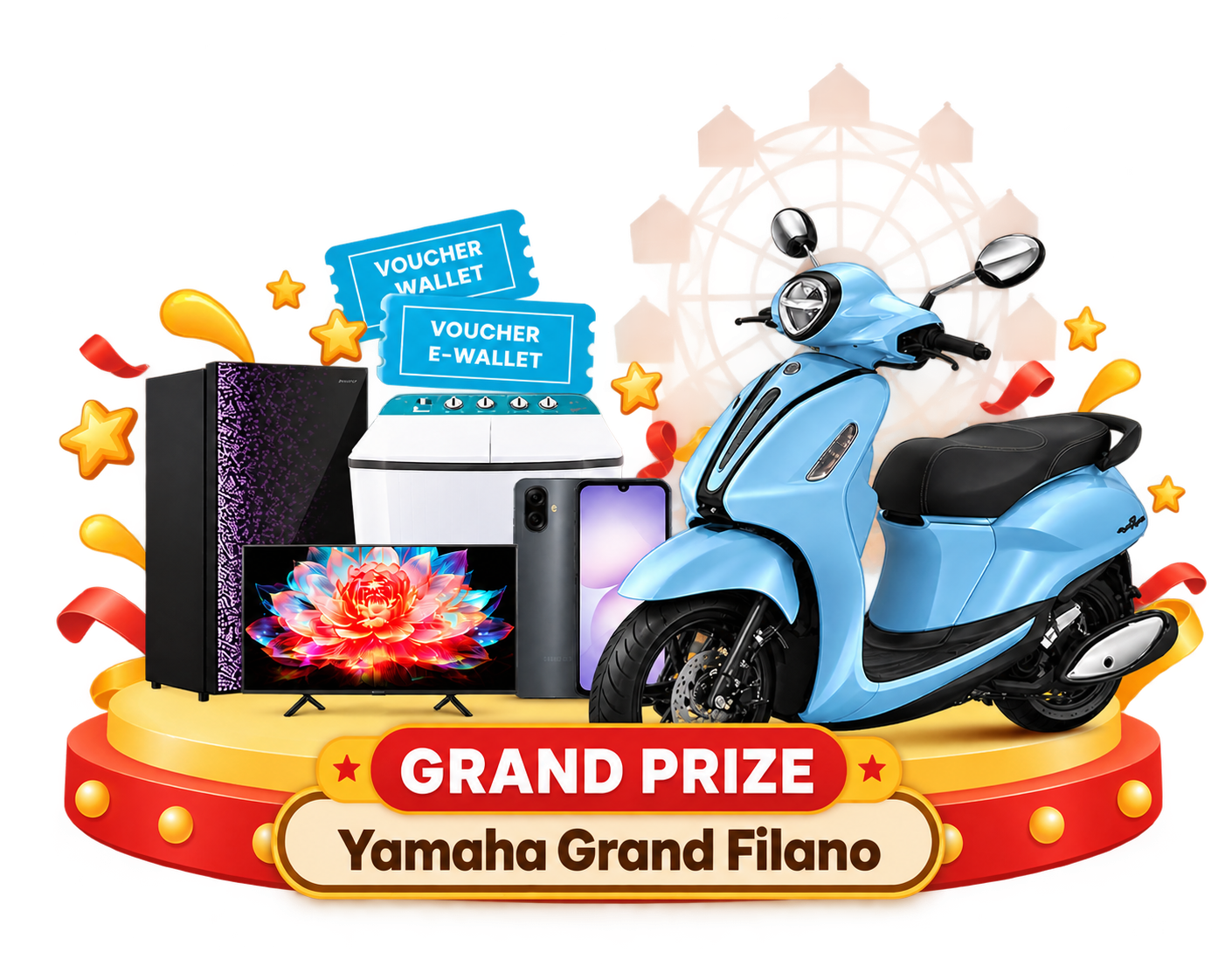 Hadiah SatSet BrumBrum 3: motor dan berbagai hadiah menarik