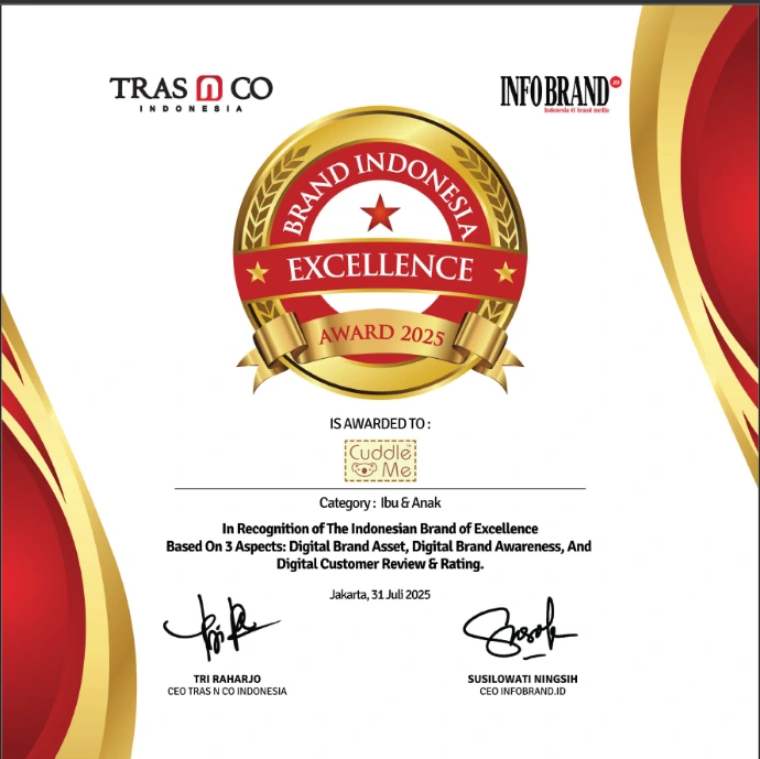 CuddleMe Indonesia Brand Excellence 2025