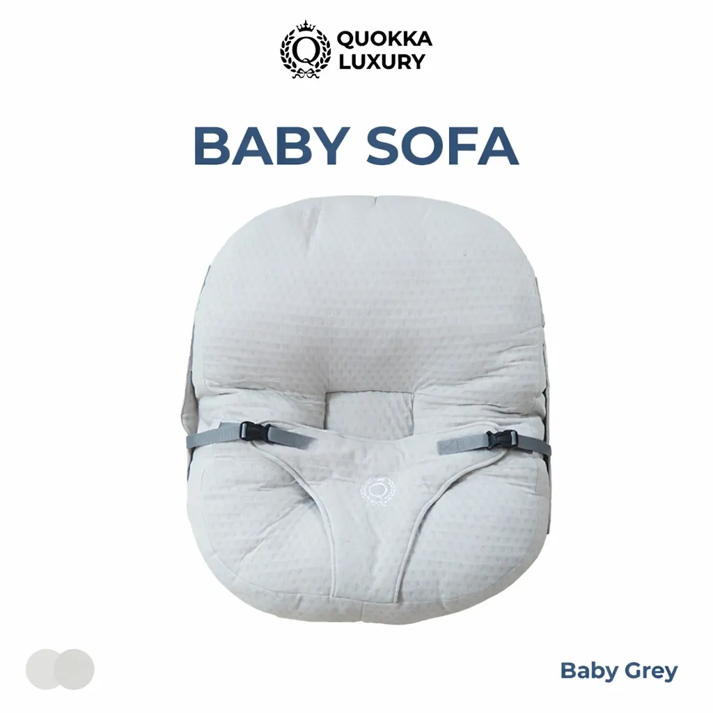 [MFG570016] QUOKKA LUXURY BABY SOFA (Baby Grey)