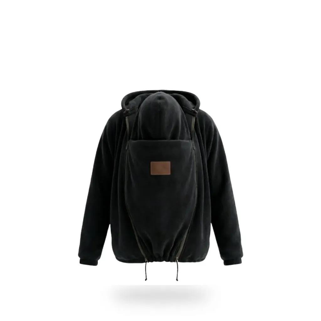 [MFG690005] BABYWEARING JACKET (Black)