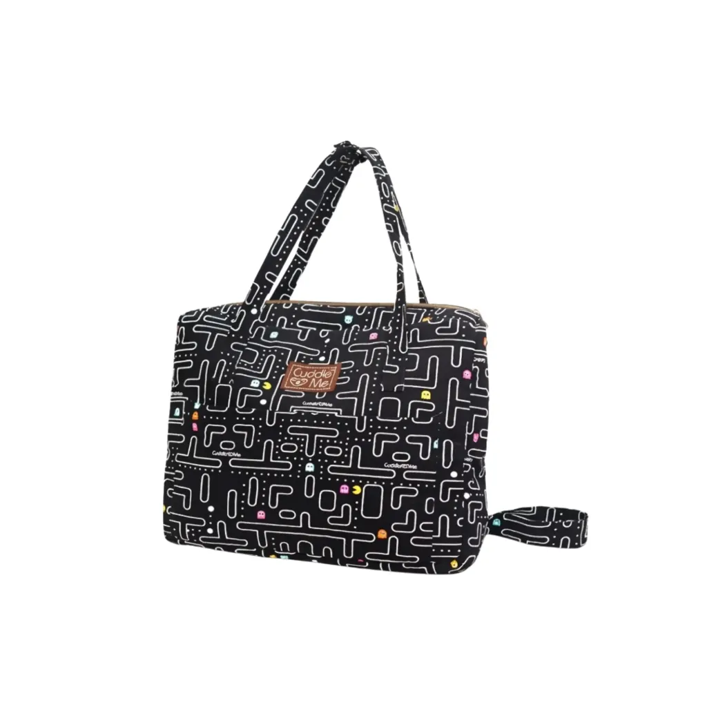 [MFG680002] DIAPER BAG (Pacman Black)