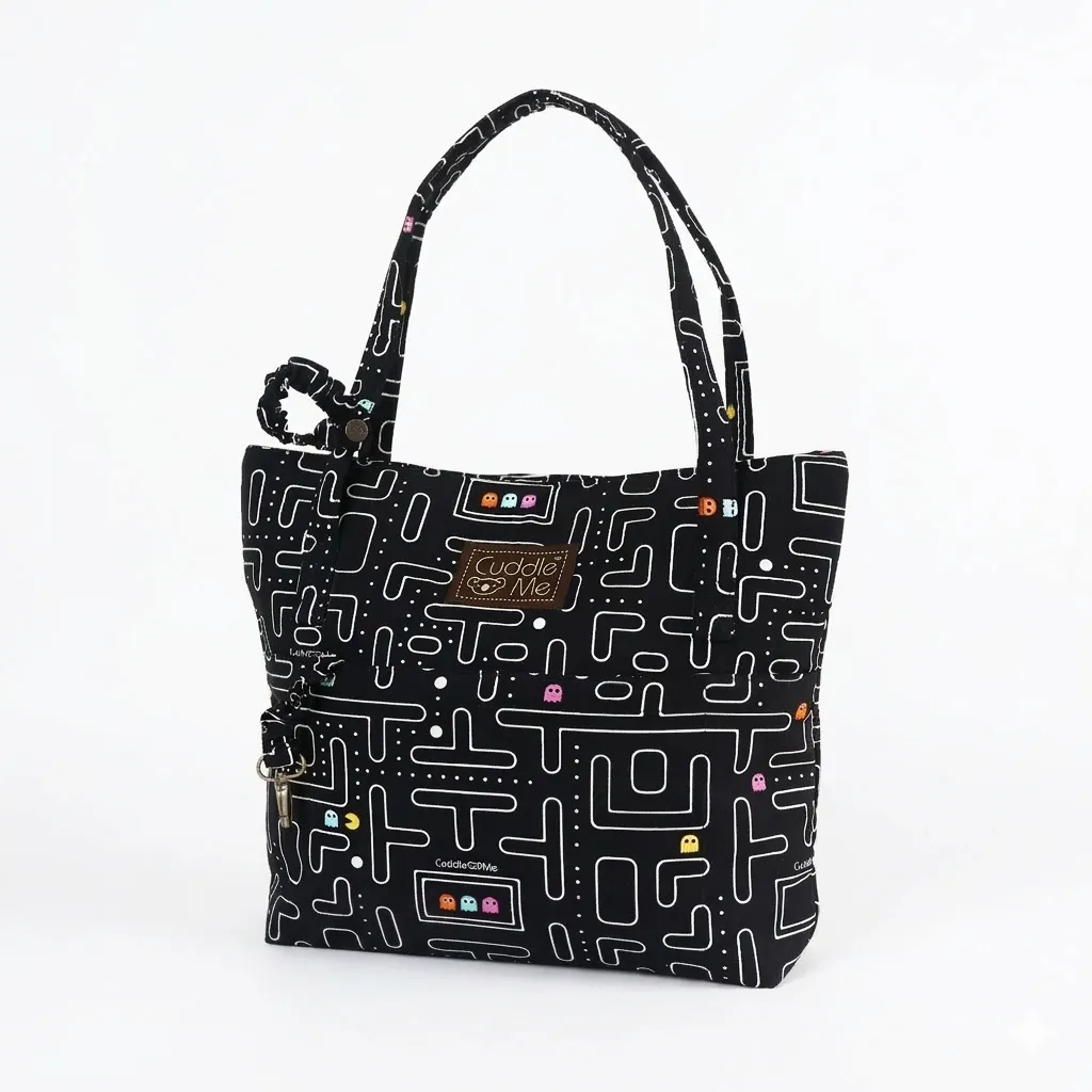 [MFG440016] MOTHER'S TOTEBAG (Pacman Black)