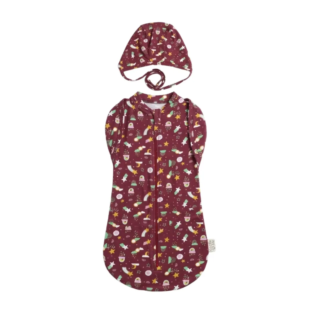 [MFG130021] HYBRID SWADDLEPOD MOTIF (Rainbow Maroon)