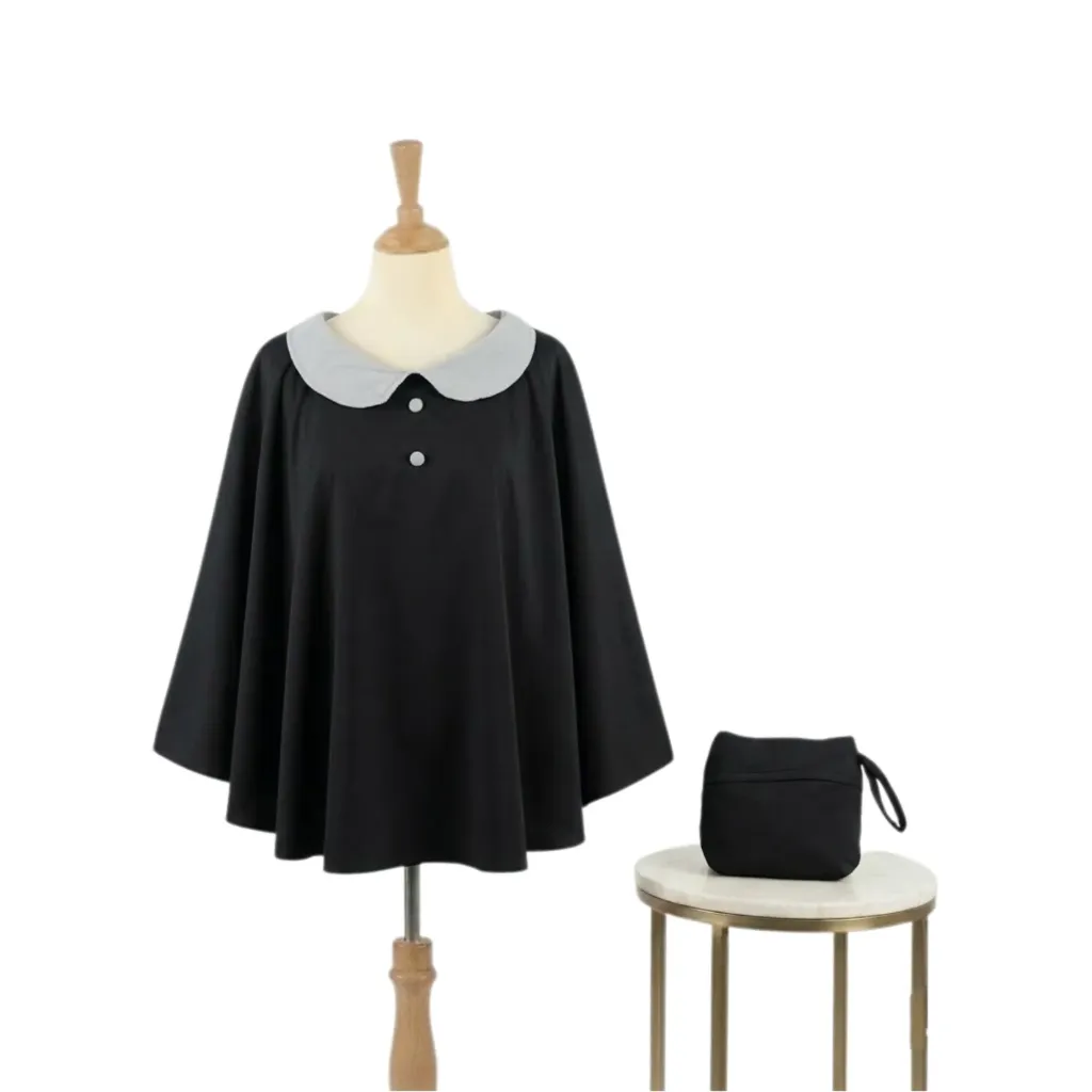 [MFG190021] NURSING CAPE (Black)