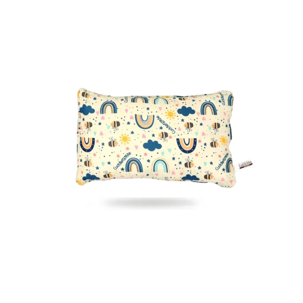 [MFG610019] NURSERY BABY PILLOW (Rainbow Bee Cream)