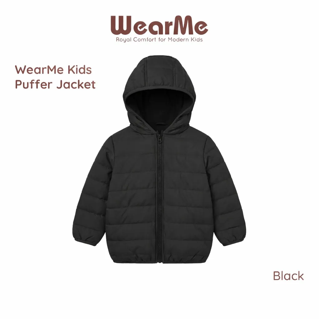 [MFG750001] Wearme Kids Puffer Jacket (Black, S)