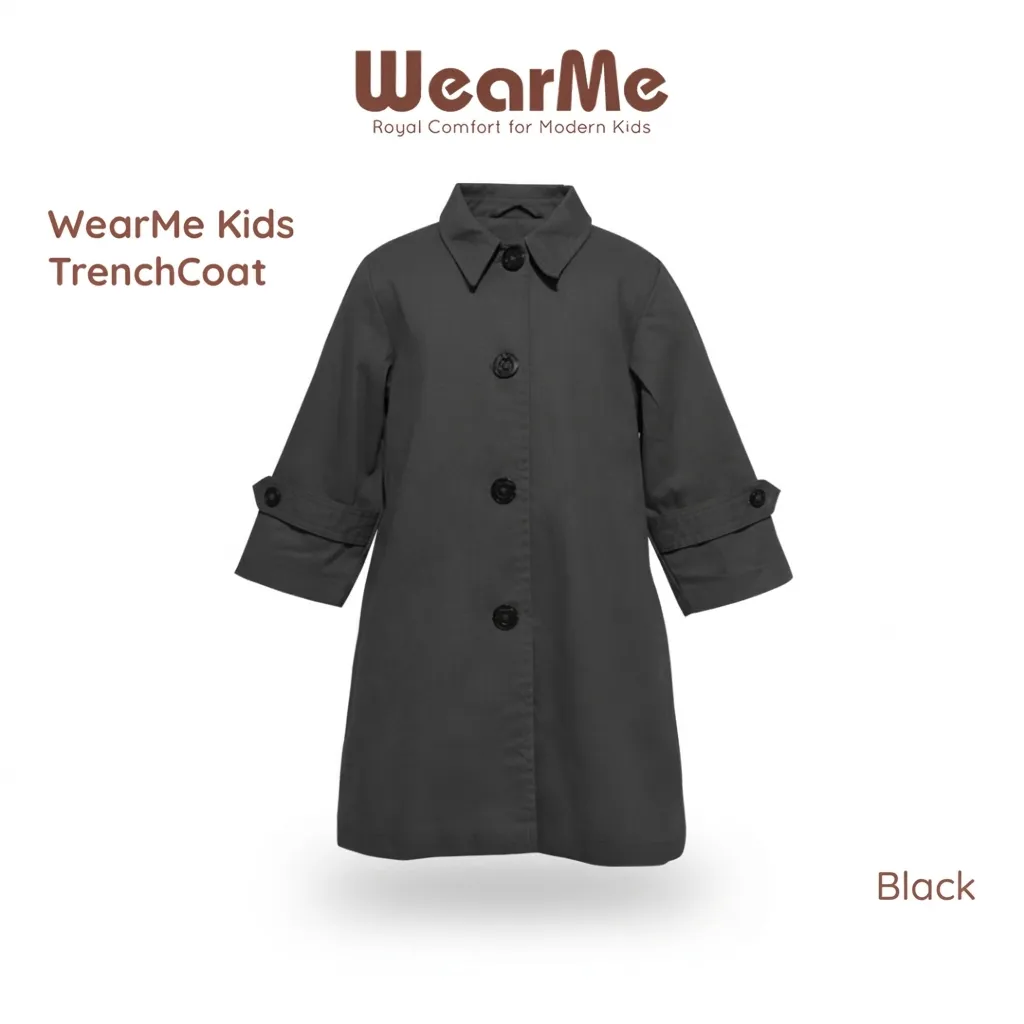 [MFG700001] Wearme Trench Coat (Black, S)