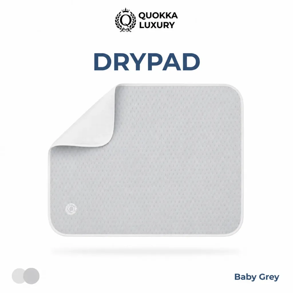 QUOKKA LUXURY DRYPAD (Baby Grey)